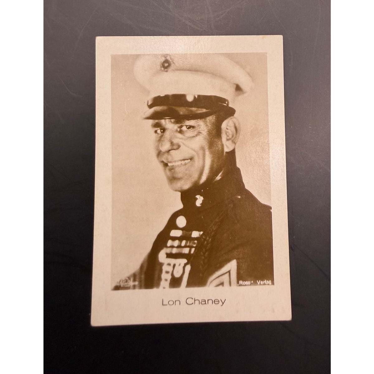 1920s Manoli Gold Filmserie Lon Chaney Card Tell it to the Marines, Phantom