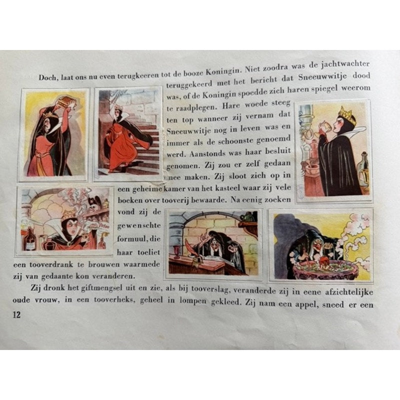 Complete 1938 Disney De Beukelaer Snow White & Seven Dwarfs Cards Walt Disney