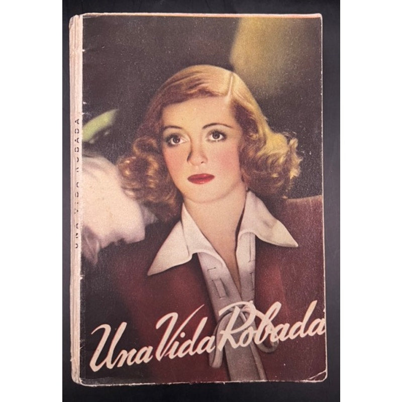 1951 Spanish Bette Davis Booklet A Stolen Life Glenn Ford, Jezebel All About Eve, Petrified Forest, Elizabeth the Queen, Hollywood