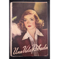 1951 Spanish Bette Davis Booklet A Stolen Life Glenn Ford, Jezebel All About Eve, Petrified Forest, Elizabeth the Queen, Hollywood