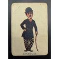 1920's-30s British Snag Card Charlie Chaplin Modern Times Charles Chaplin Pay Day, A Dogs Life, City Lights, Gold Rush, The Kid, Tramp