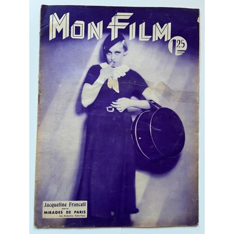 RARE 1933 French Carole Lombard Magazine Ben Hur, Supernatural, My Man Godfrey