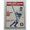 1966 Babe Ruth League World Series Magazine Bambino Sultan of Swat Program, Yankees, Dodgers, Red Sox, Braves