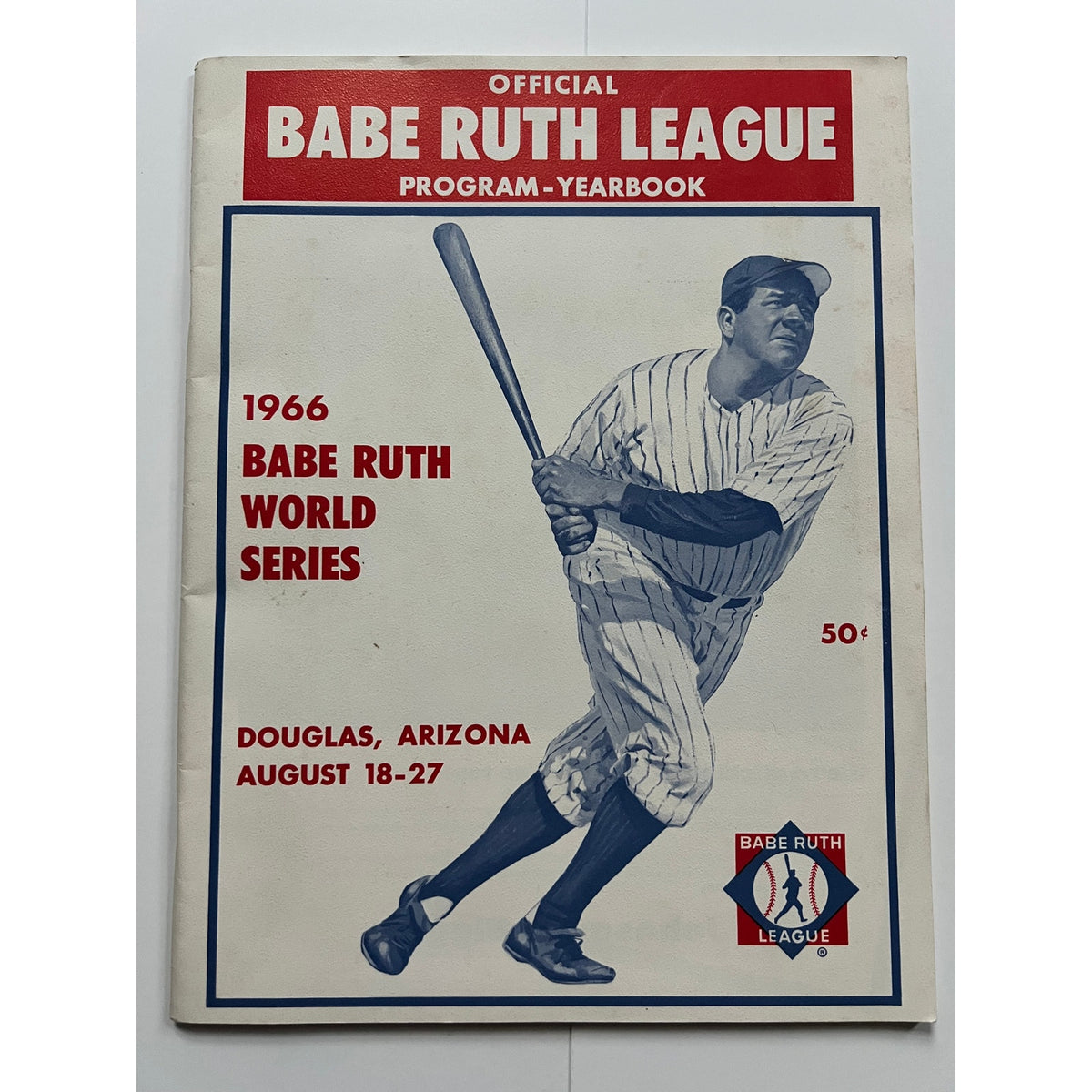 1966 Babe Ruth League World Series Magazine Bambino Sultan of Swat Program, Yankees, Dodgers, Red Sox, Braves