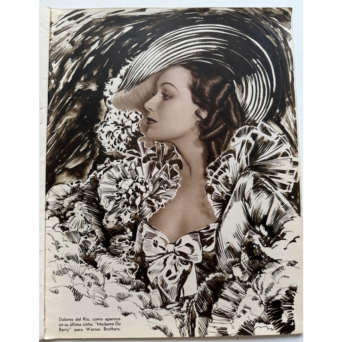 Gorgeous Spanish Cine-Mundial 1934 Mae West Magazine My Little Chickadee, Im No Angel, Go West Young Man, Belle of the Nineties Goin to Town