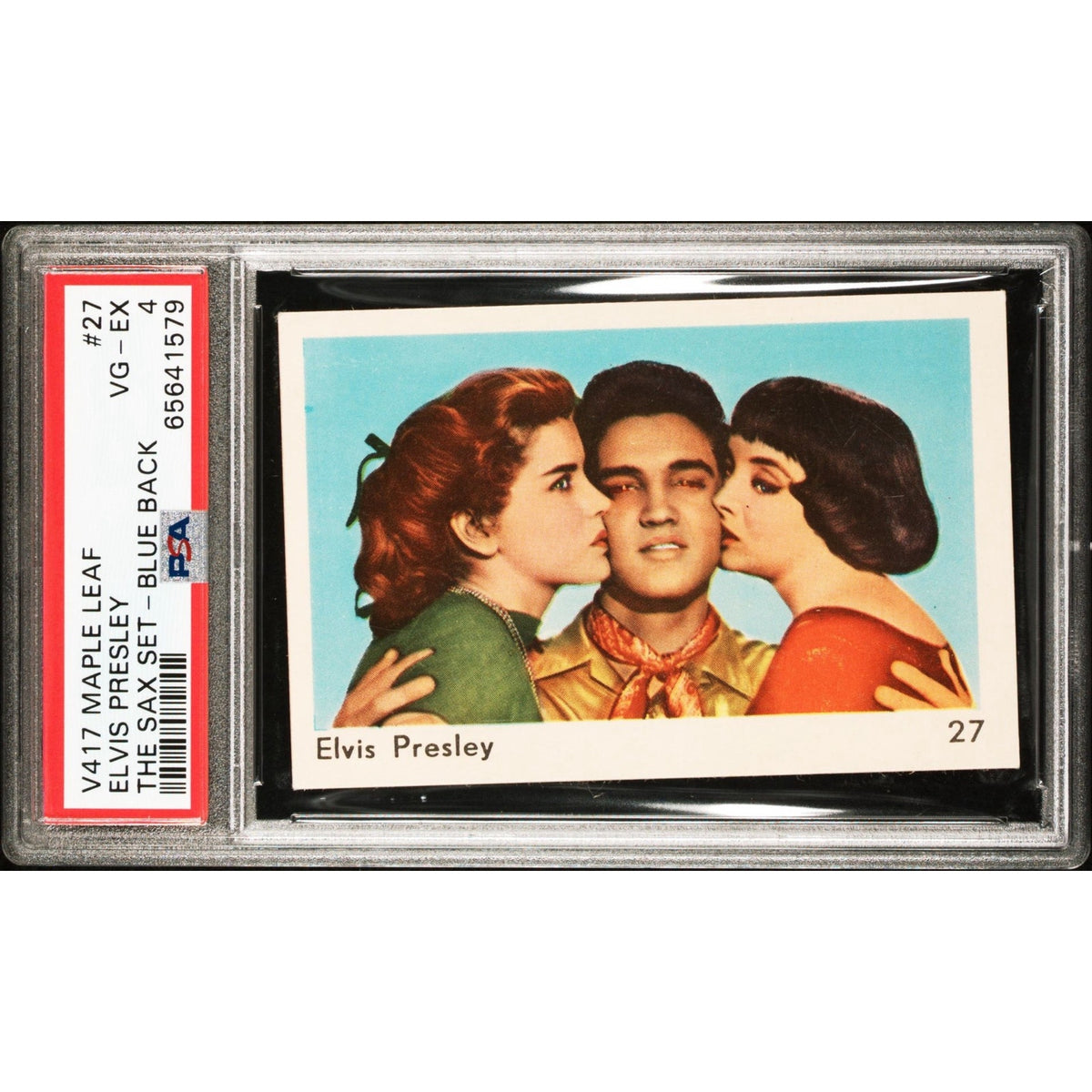 RARE V417 Maple Leaf Elvis Presley PSA 4 Set A Only 4 Graded King TCB Elvis Card, King Creole, Graceland, Jailhouse Rock, Suspicious Minds