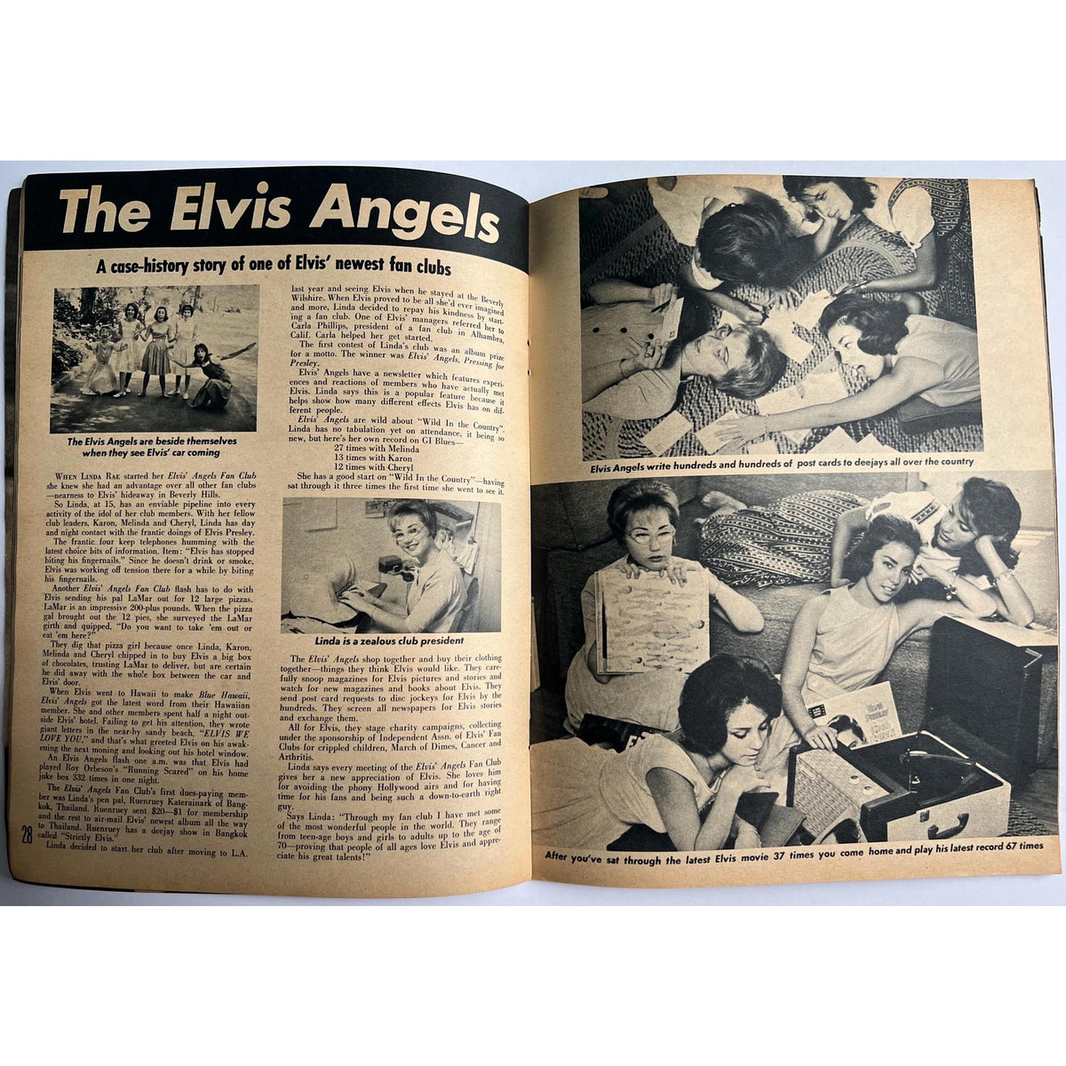 Original 1961 Movie Teen Illustrated Elvis Magazine, Elvis Presley, King of Rock n Roll, Graceland, Hound Dog, TCB, EP, Jailhouse Rock