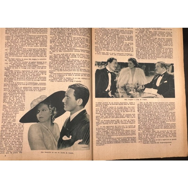 1938 Le Film Complet Jean Harlow Magazine Libeled Lady William Powell Platinum Blonde Spencer Tracy, Myrna Loy