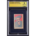 1926 W512 Douglas Fairbanks Strip Card MBA 8 NM-MT Thief of Bagdad, Mark of Zorro, Robin Hood, Three Musketeers, Swashbuckler
