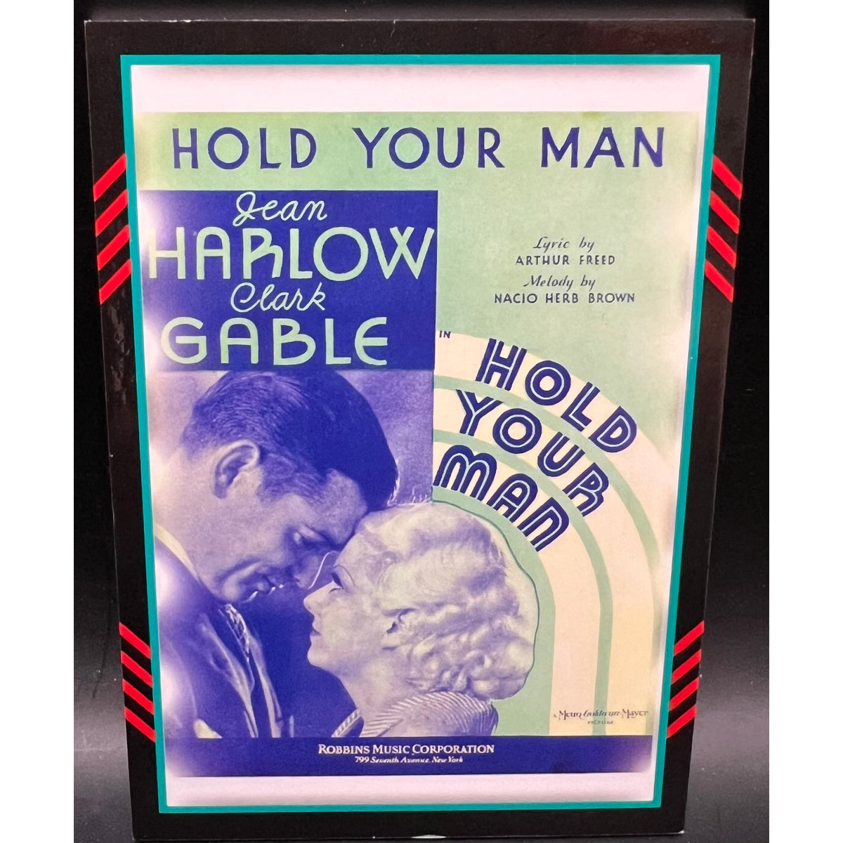 2010 Panini Americana Jean Harlow Dress Relic 293/499 Hold Your Man Clark Gable Hollywood