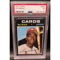 1971 Topps Lou Brock PSA 5 St. Louis Cardinals, Chicago Cubs, HOF Baseball Card