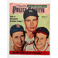 Police Gazette 1949 Stan Musial, Ted Williams, Joe DiMaggio Magazine, New York Yankees, St Louis Cardinals, Boston Red Sox, Baseball, MLB