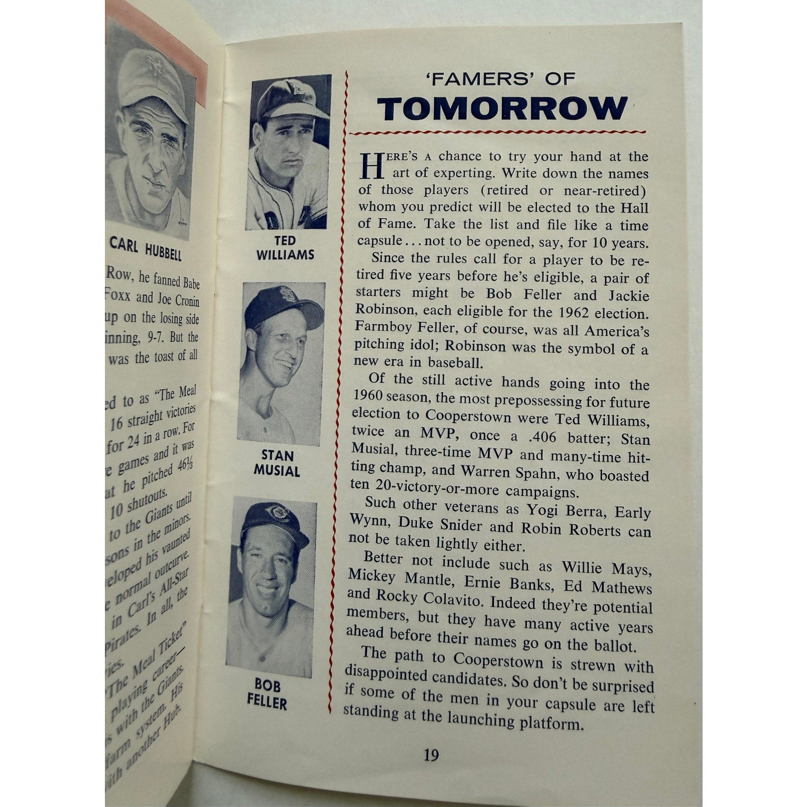1960 Babe Ruth Magazine Booklet Rexall Hall of Fame Baseball Handbook New York Yankees, Bambino, Sultan of Swat, MLB