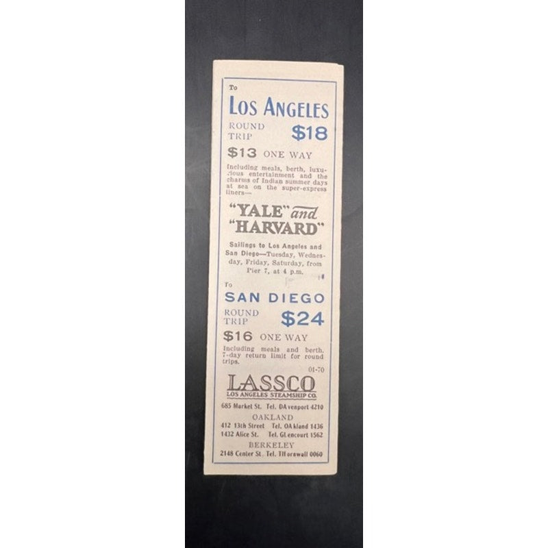 Rare 1929 Harold Lloyd Amusement Guide San Francisco, Welcome Danger, Silent Films, Safety Last, Lon Chaney, Mae West, Will Rogers