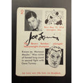 1945 Leister Autograph Game Joe Louis Jack Dempsey Brown Bomber Manassa Mauler, Boxing Card, Heavyweight Champ