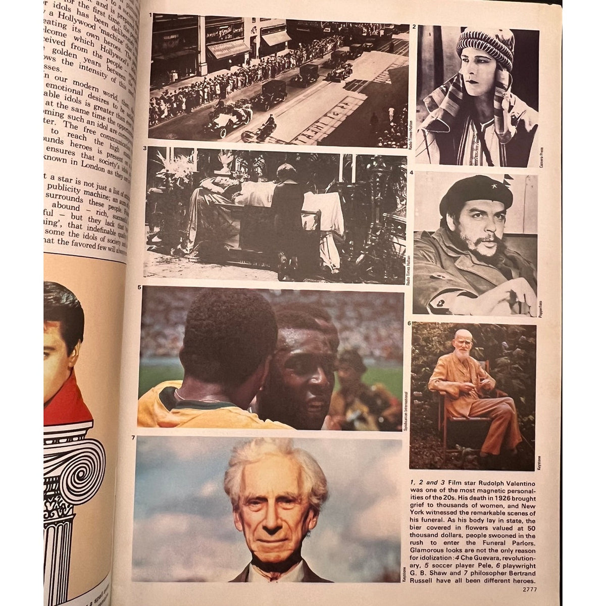 1969 Story of Life Rudolph Valentino Magazine Elvis, Beatles, Sinatra, Pele, Jackie Kennedy, McCartney, Lennon