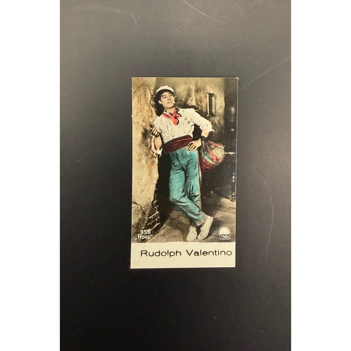 Rare Color Rudolph Valentino Ross Card Blood and Sand, Hollywood, The Sheik Four Horsemen of the Apocalypse A Sainted Devil Beyond the Rocks