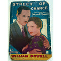 1930 Street of Chance William Powell, Movie Tie In Edition, Oliver H.P. Garrett, Hollywood