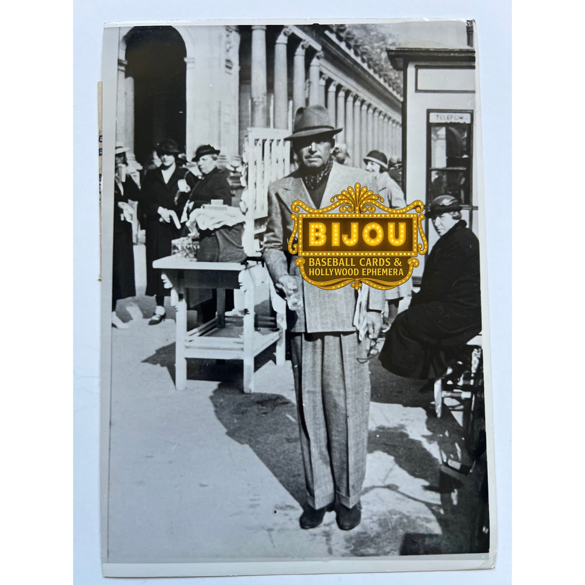 RARE Original, Candid Douglas Fairbanks Photo Thief of Bagdad, Zorro, Robin Hood, Mary Pickford, Three Musketeers, Don Q, Black Pirate