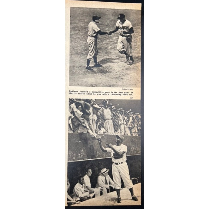 1952 Baseballs Best Magazine Jackie Robinson, Stan Musial, Roy Campanella, Baseball, Brooklyn Dodgers, St Louis Cardinals MLB, HOF