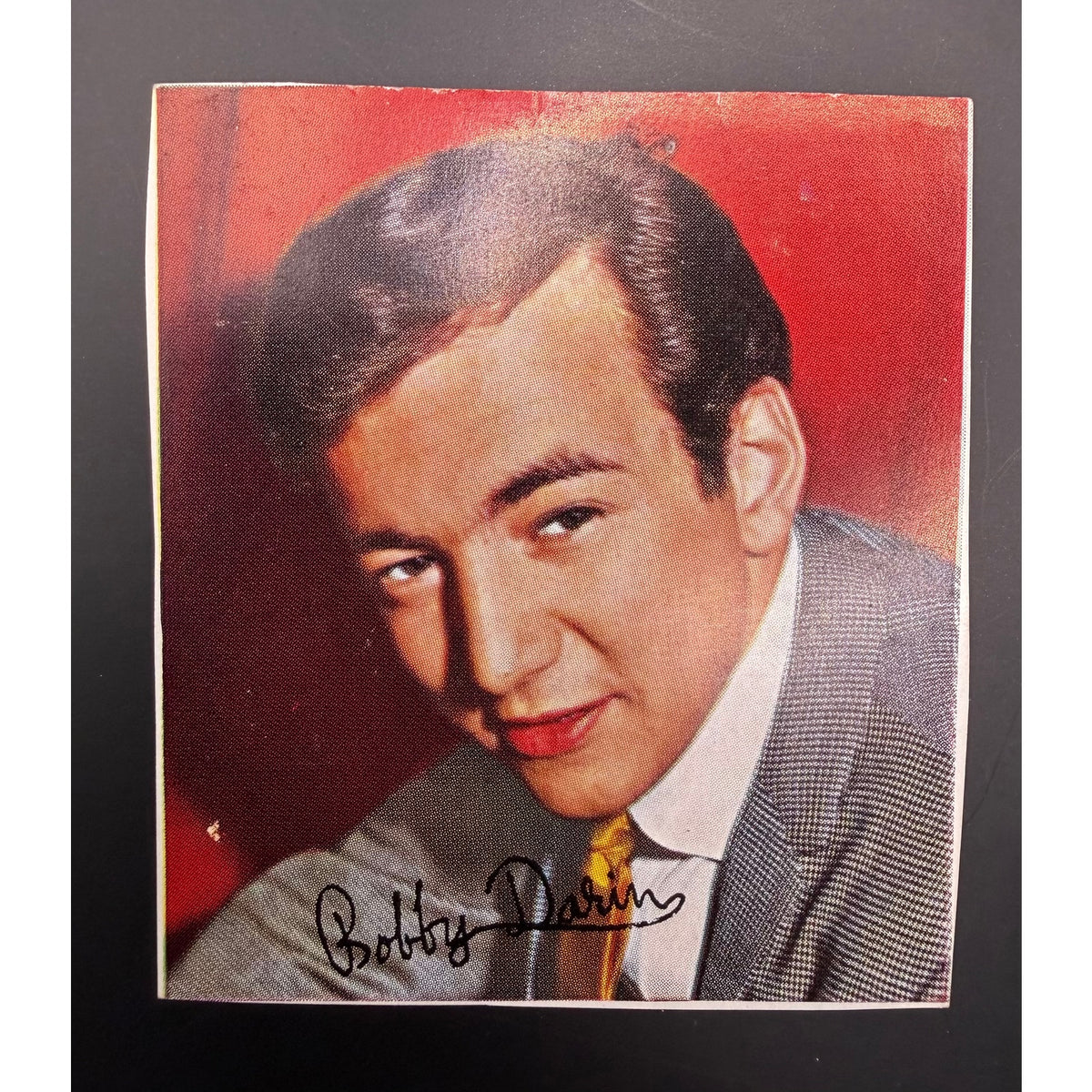 RARE Top Pops of 1960 Bobby Darin Card Beyond the Sea, Mack The Knife, Dream Lover, Splish Splash