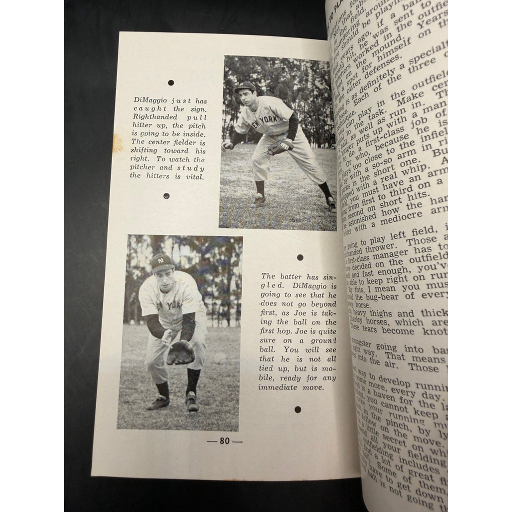 RARE Sporting News, How to Play 1945 Joe DiMaggio Booklet New York Yankees, Yankee Clipper, Joltin Joe, MLB, Baseball, Yanks, HOF