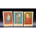 3 1950's Dutch Gum Elvis Presley Cards Loving You, Rockabilly The King Graceland, Jailhouse Rock, Hound Dog