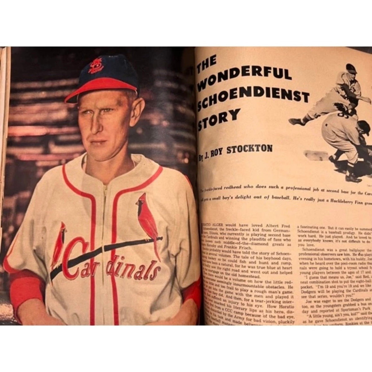RARE 1936 Baseball Joe DiMaggio Magazine New York Yankees, Yankee Clipper MLB, Joltin Joe