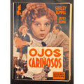 Spanish 1934 Shirley Temple Booklet Bright Eyes, Hollywood, Little Princess, Heidi