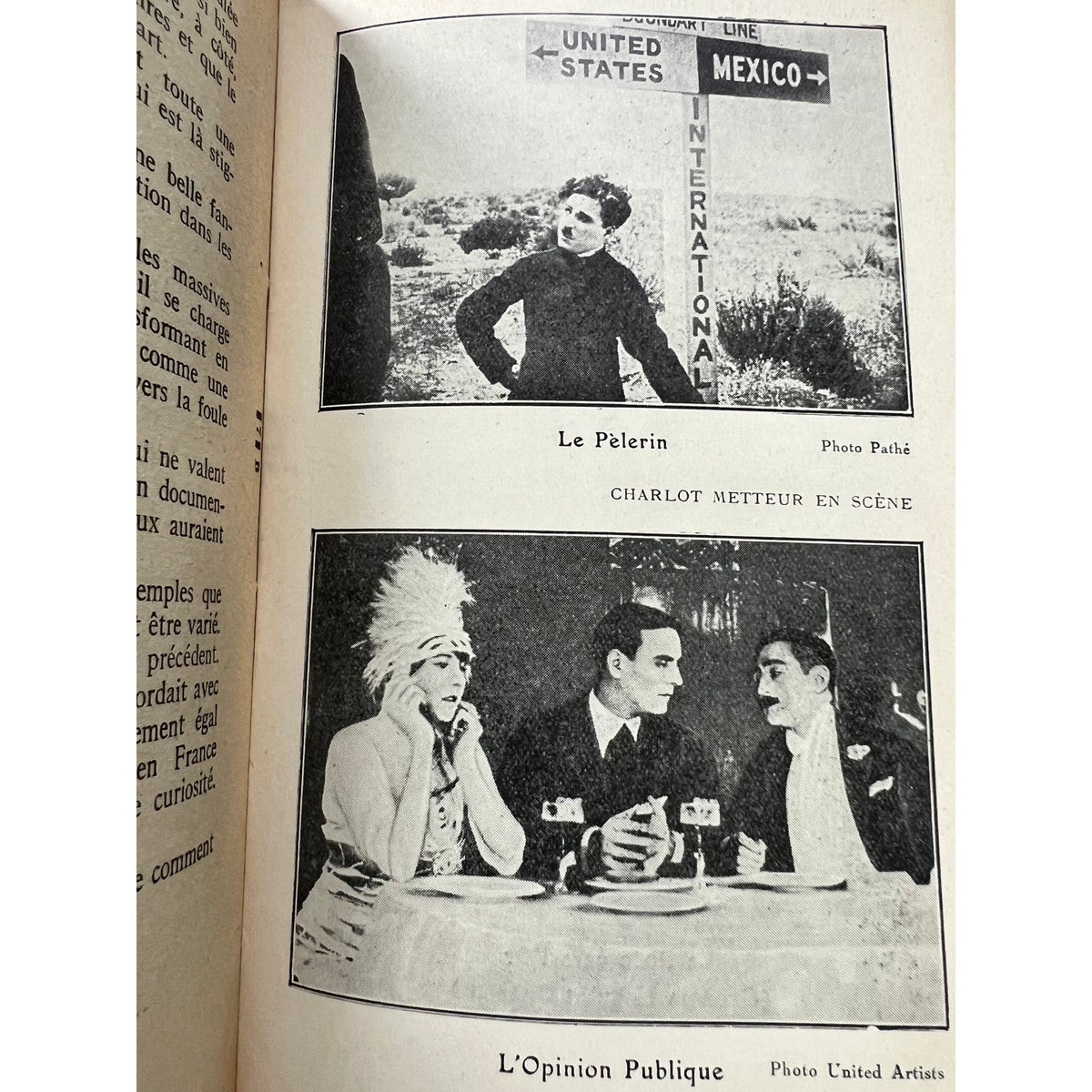 RARE 1920s French Charlie Chaplin Book Biography Henry Poulaille Charles Chaplin, The Kid, Gold Rush, City Lights, Modern Times