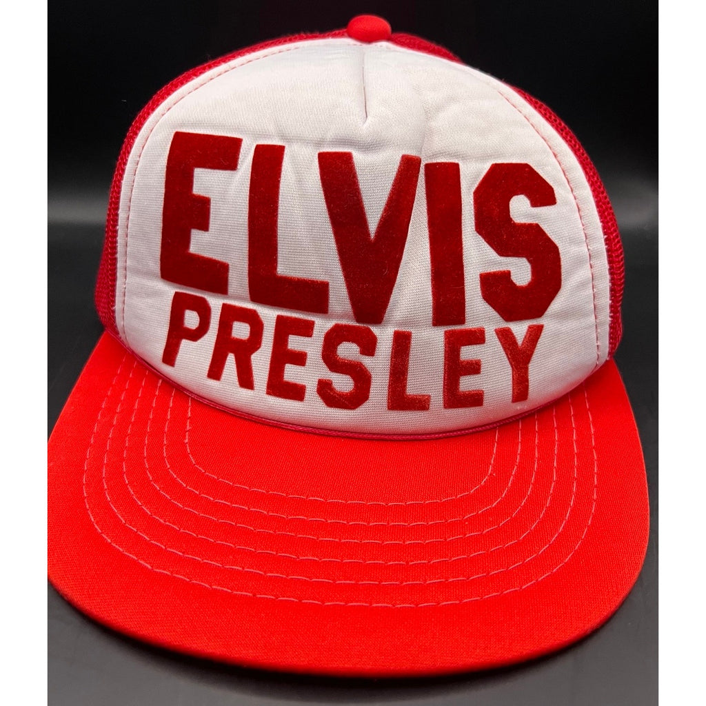 RARE 1960s 1970s Elvis Presley Hat Baseball Cap Snapback King Graceland TCB EP Rockabilly Jailhouse Rock