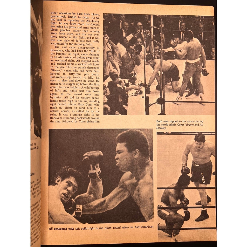 1971 Boxing Illustrated Muhammad Ali Magazine Greatest Cassius Clay Boxing Fighter of the Year Larry Holmes