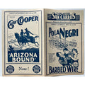 RARE 1927 Gary Cooper, Richard Dix, Pola Negri, Adolphe Menjou Movie Program, Hollywood, Silent Movies