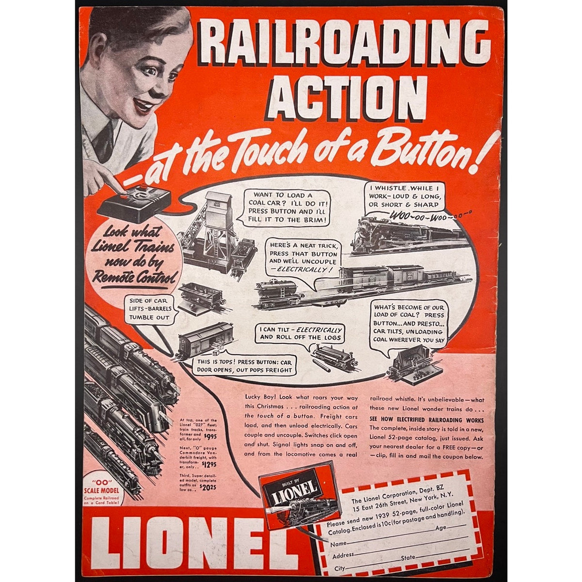 1939 Model Builder Joe DiMaggio Magazine Lionel Trains New York Yankees Railroad Joltin Joe Yankee Clipper Baseball