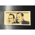 RARE 1930s Laurel and Hardy Card Hollywood, Fine Mess, Beau Hunks, Way Out West Babes in Toyland Sons of the Desert Stan Oliver Laurel Hardy