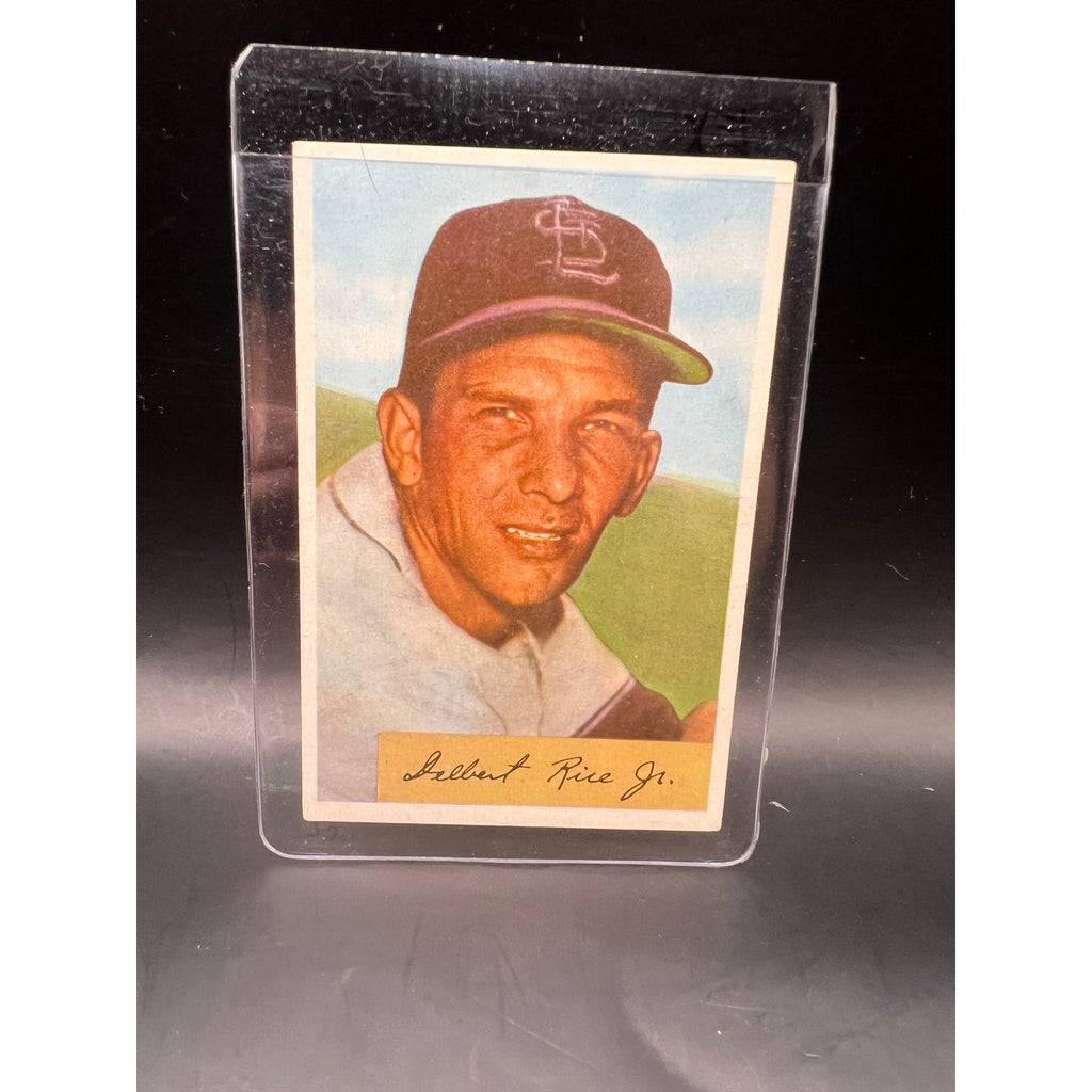 6 - 1950s Topps and Bowman St. Louis Cardinals Cards Dick Schofield, Rip Repulski, Del Rice, Gerry Staley, Dick Bokelman, Virgil Stallcup