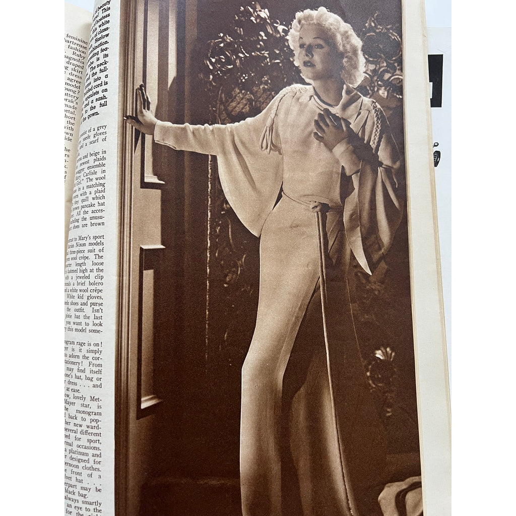 RARE Screen Romances 1935 Jean Harlow Magazine Red Dust, Dinner at Eight, Platinum Blonde, Saratoga, Riff Raff, Public Enemy