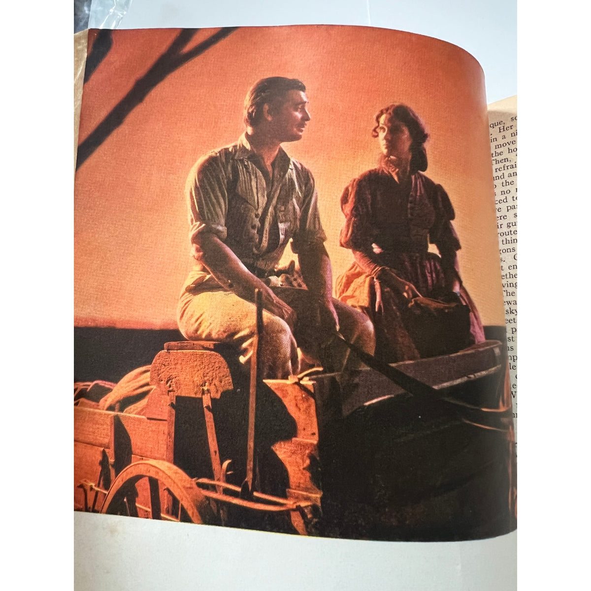 RARE Color 1939 Gone with the Wind Book Clark Gable, Vivien Leigh, Leslie Howard, Civil War, Margaret Mitchell Hattie McDaniel