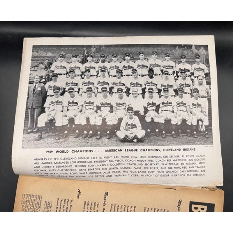 1949 Baseball Magazine Ted Williams, Joe DiMaggio, Stan Musial, Satchel Paige, Jackie Robinson, Larry Doby