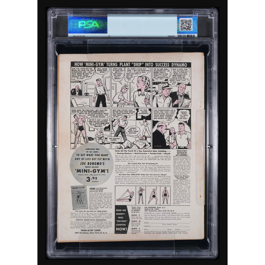 RARE 1950 Jackie Robinson Sport Life Magazine PSA 5 Newsstand Brooklyn Dodgers, Baseball, MLB Low Pop!