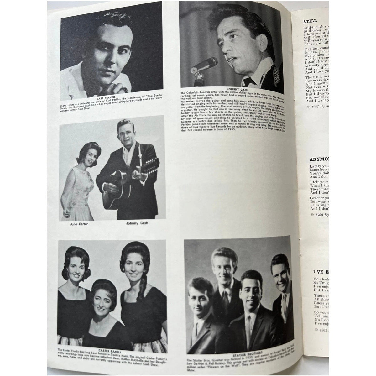 60s 70s Vintage Country Music Magazine Dolly Parton, Loretta Lynn, George Jones
