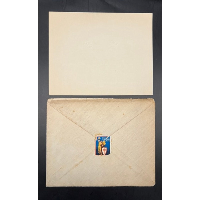 RARE 1924 George Sisler Christmas Card Baseball St. Louis Cardinals HOF MLB, St. Louis Browns, Boston Braves, Washington Senators