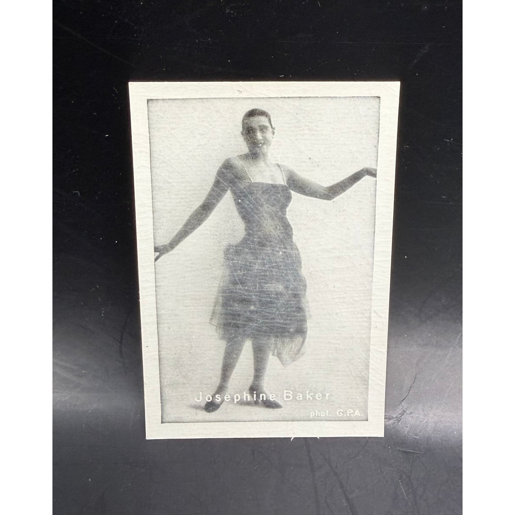 RARE 1932 Macedonia Josephine Baker Card #114 Black Venus, Folies Bergere