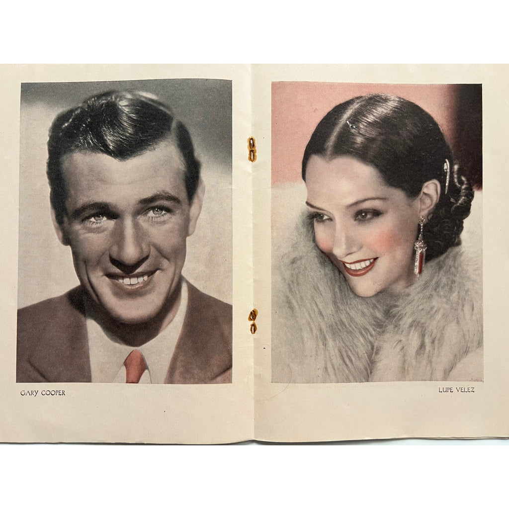 RARE 1937 Jean Harlow Magazine Star Portrait Album, German Newspaper Death Clip