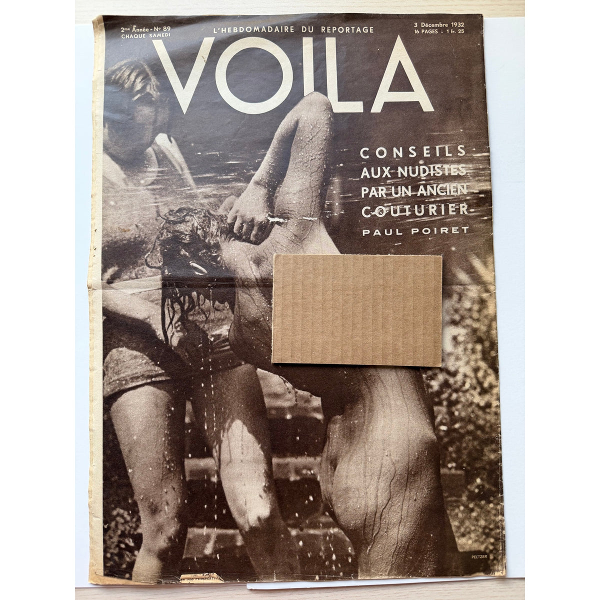 Gorgeous French 1932 Josephine Baker Magazine Voila Folies Bergere, Black Venus, Danse Sauvage, Siren of the Tropics, Casino de Paris