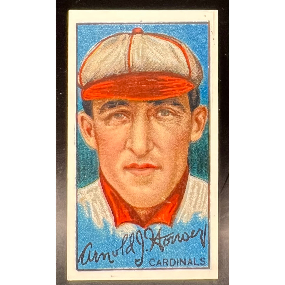 SHARP 1912 T202 Hassan Arnold Hauser St. Louis Cardinals Single Panel Baseball, MLB, Baseball Card