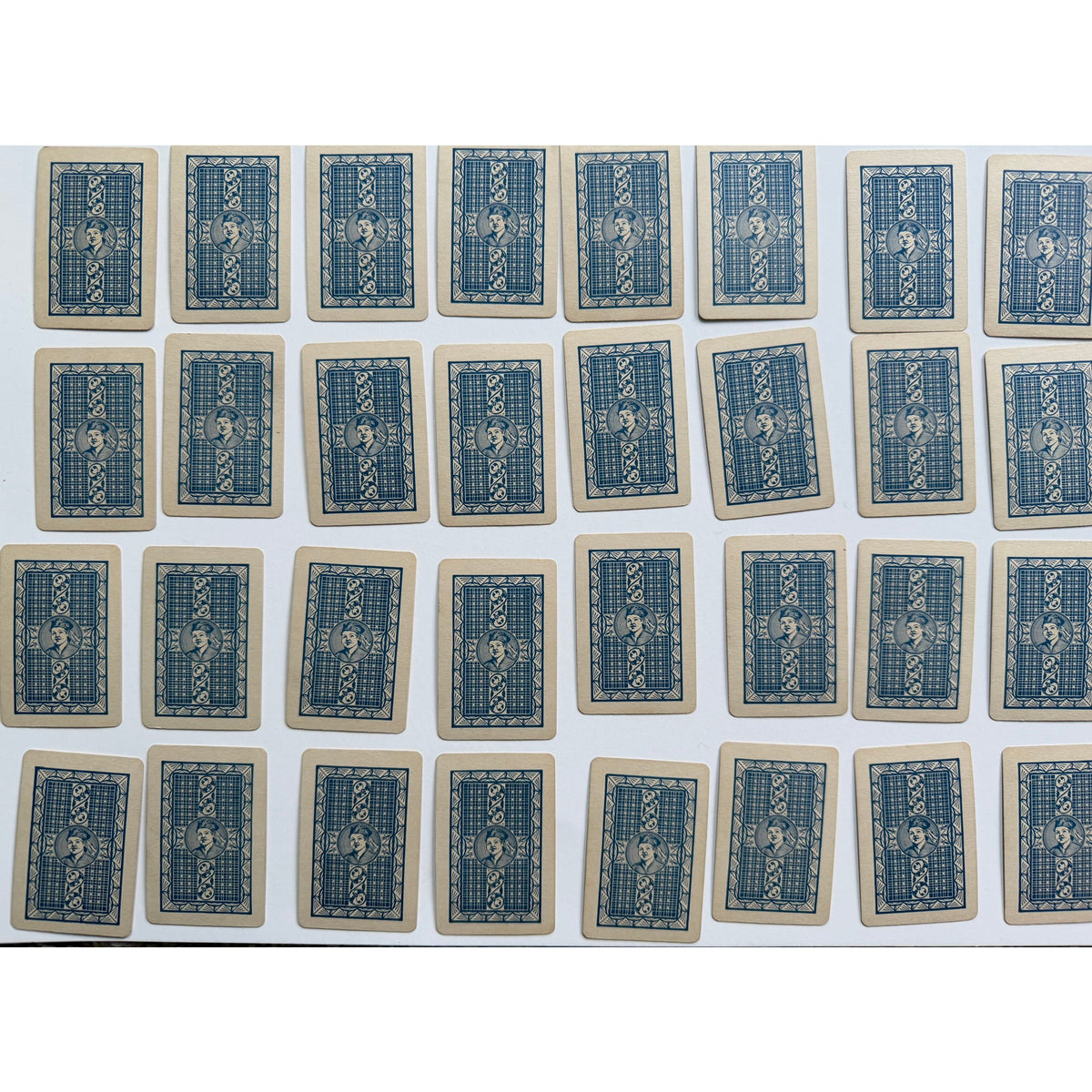 1935 Whitman Party Stunts Card Game W/ Box 65 Cards Included Statue of Liberty