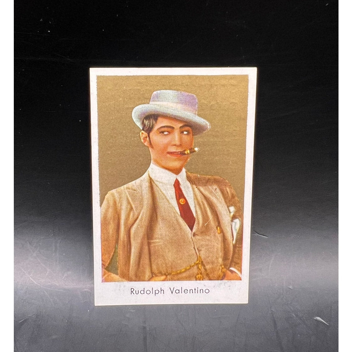 RARE Constantin Goldfilm 1934 Rudolph Valentino Card, Blood and Sand, Sheik, Sainted Devil, Four Horsemen of the Apocalypse, Young Rajah