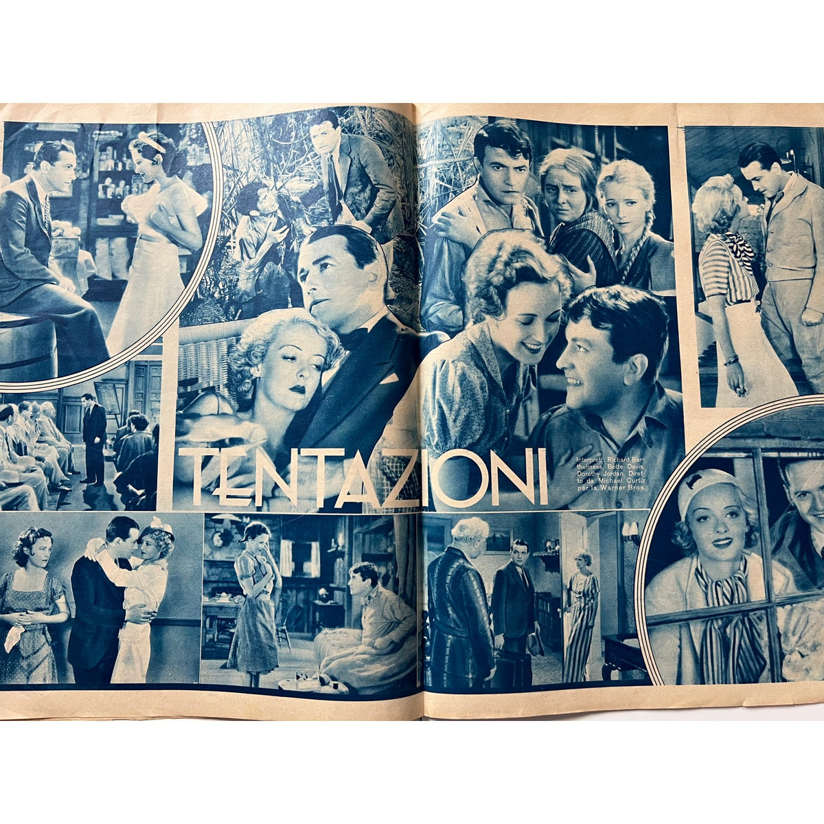 Gorgeous Italian 1933 Mae West Magazine Cinema My Little Chickadee Hollywood, Klondike Annie, Come Up and See Me Sometime