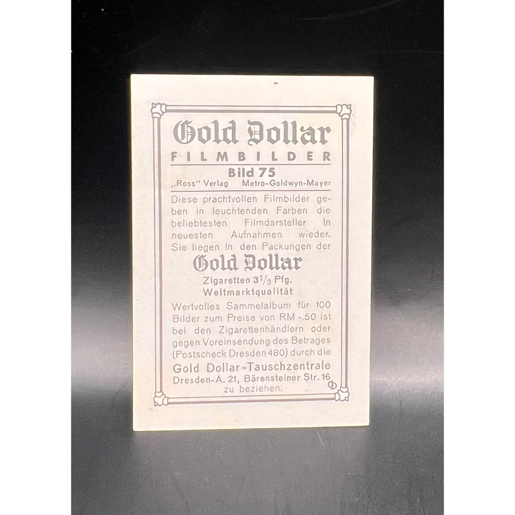 RARE German 1935 Gold Dollar Filmbilder Joan Crawford Card Sadie McKee Hollywood, Baby Jane, Berserk, Grand Hotel, Today We Live